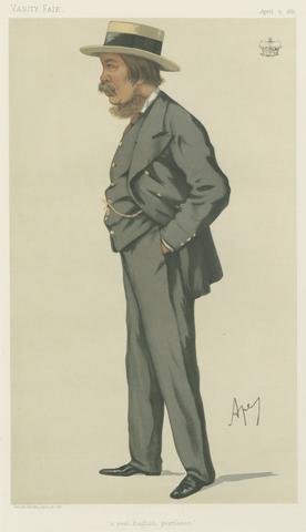 Carlo Pellegrini Vanity Fair: Sports, Miscellaneous: Miscellaneous; 'A Real English Gentleman', The Marquis of Exeter, April 9, 1881