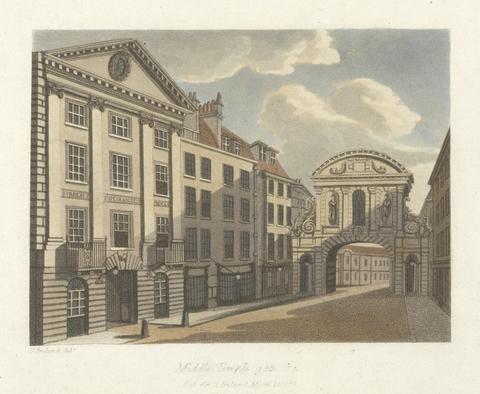 unknown artist Middle Temple Gate