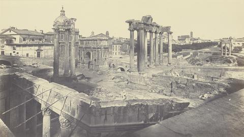 Robert MacPherson General View of the Forum, School of Xanthus in the Foreground