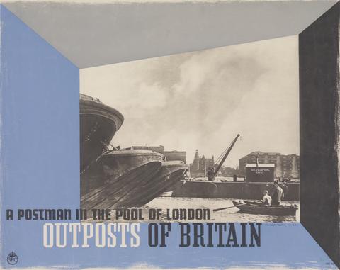 Edward McKnight Kauffer Outposts of Britain: A Postman in the Pool of London