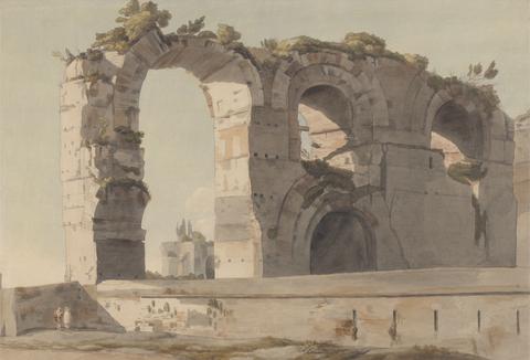 Francis Towne The Claudian Aquaduct, Rome