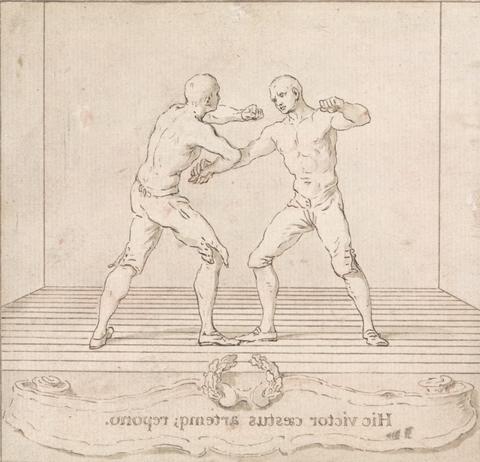 Hubert-François Gravelot Two Prize Fighters
