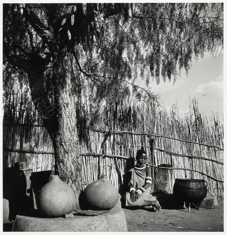 Constance Stuart Larrabee Ndebele Cooking Posts and Vessels, 1949