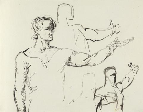 Benjamin Robert Haydon Study of a Man with Outstretched Arm