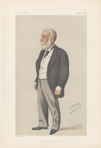 Leslie Matthew 'Spy' Ward Vanity Fair - Businessmen and Empire Builders. 'The Indian Rothchild'. Sir Albert Abdallah David Sassoon, C.S.I. - 16 August 1879