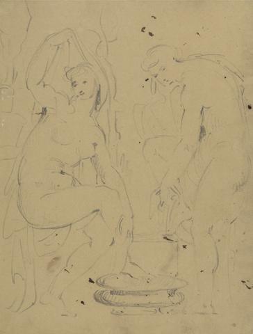 Benjamin Robert Haydon Study of Women Bathing