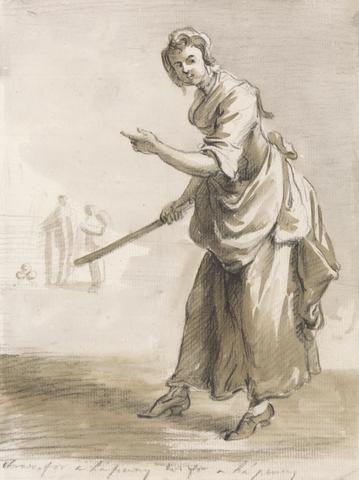 Paul Sandby London Cries: Throws for a Ha'penny Have You a Ha'penny