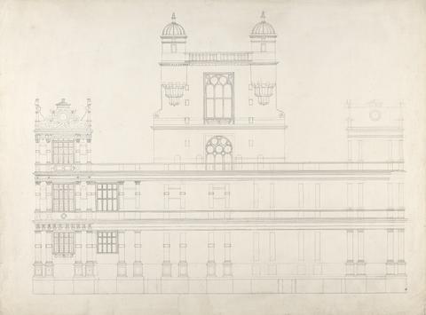 Sir Jeffry Wyatville Wollaton Hall, Nottingham: Elevation