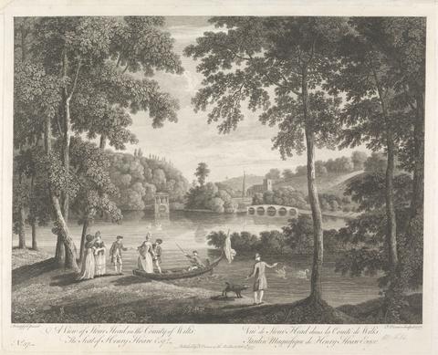 Francois Vivares A View of Stour Head in the County of Wiltshire, The Seat of Henry Hoare Esq. [The Temple of Flora]