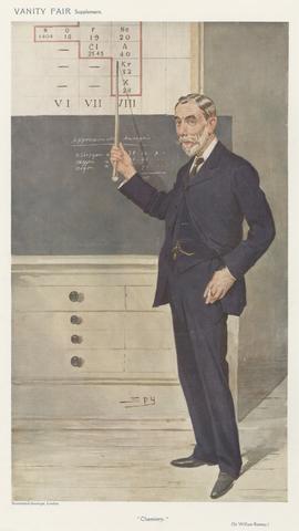 Leslie Matthew 'Spy' Ward Vanity Fair - Doctors and Scientists. 'Chemistry'. Sir William Ramsay. 2 December 1908