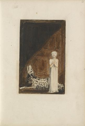 William Blake The First Book of Urizen, Plate 25 (Bentley 26)