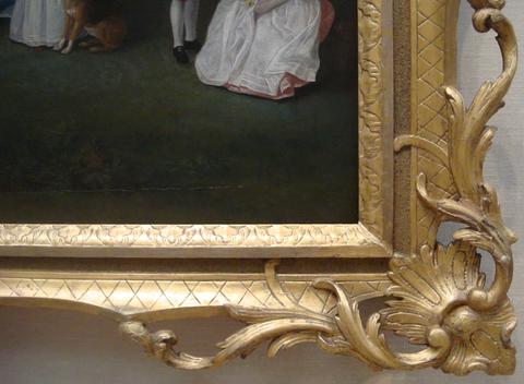unknown artist British, Provincial Rococo frame