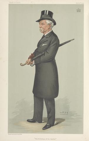 Leslie Matthew 'Spy' Ward Politicians - Vanity Fair. 'The Nobleman in the Garden'. Lord Redesdale. 16 June 1904