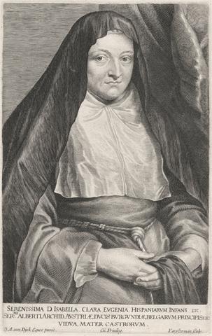 Lucas Vorsterman Serenissima D. Isabella Clara Eugenia, Hispaniarum Infans etc.
