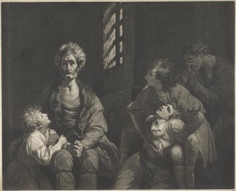 John Dixon Count Ugolino della Gherardesca and His Sons in Prison
