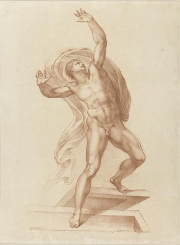 Francesco Bartolozzi Male Figure Study