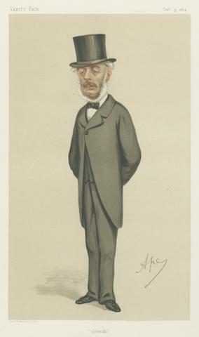 Carlo Pellegrini Politicians - Vanity Fair - 'Amends'. The Rt. Hon. Stephen Cave. October 3, 1874