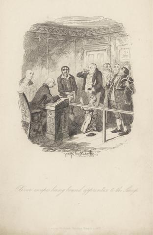 George Cruikshank Oliver Escapes being Bound Apprentice to the Sweep