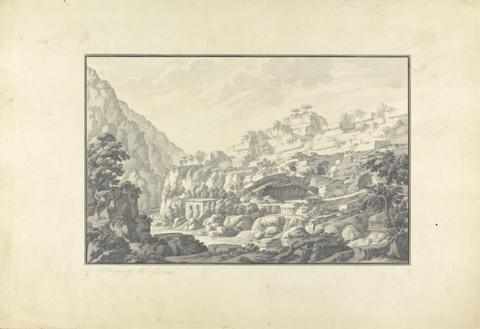 Giovanni Battista Borra View of the Source of the Lycus River (Nahr el-Kelb)