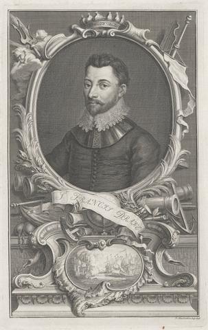 Jacobus Houbraken Sir Francis Drake