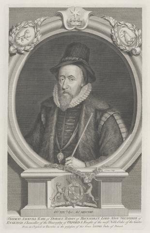 George Vertue Thomas Sackville, first Earl of Dorset