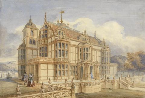 Charles James Richardson Design for an Elizabethan Style House