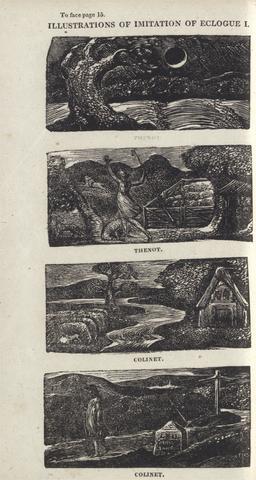 William Blake Illustrations of Imitation of Eclogue I, Page 15
