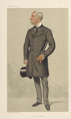 Leslie Matthew 'Spy' Ward Vanity Fair: Military and Navy; 'Senior Equerry', Major-General Charles Taylor du Plat, August 22, 1891