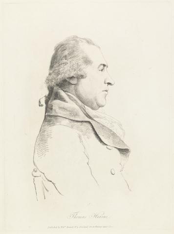 William Daniell Portrait Study of Thomas Hearne