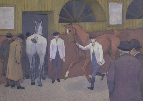 Robert Polhill Bevan The Horse Mart