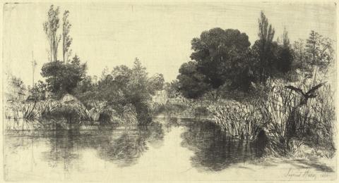 Sir Francis Seymour Haden Shere Mill Pond, no. 2 (large plate)