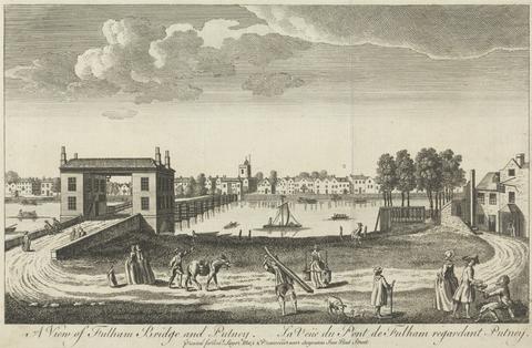 unknown artist A View of Fulham Bridge and Putney