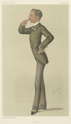 Carlo Pellegrini Politicians - Vanity Fair. 'Croydon'. The Hon. Sidney Herbert. 11 December 1886