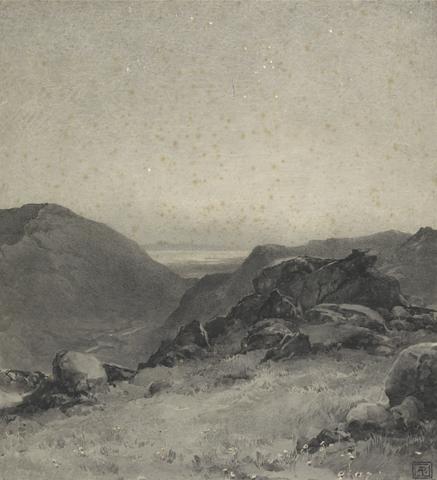 Alfred Parsons Rocky Landscape