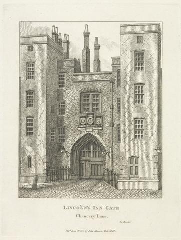 unknown artist Lincoln's Inn Gate