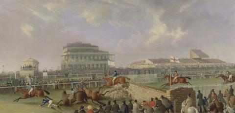 William Tasker The Liverpool and National Steeplechase at Aintree, 1843