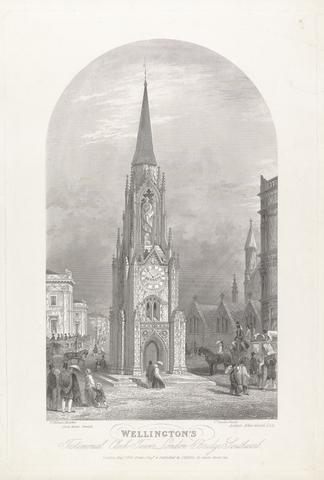 unknown artist Wellington's Testimonial Clock Tower, London Bridge, Southwark