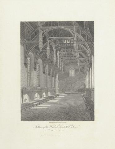 Interior of the Hall of Lambeth Palace