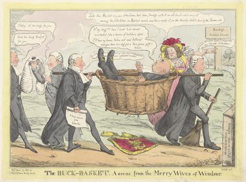 Henry Heath The Buck-Basket. A scene from the Merry Wives of Windsor