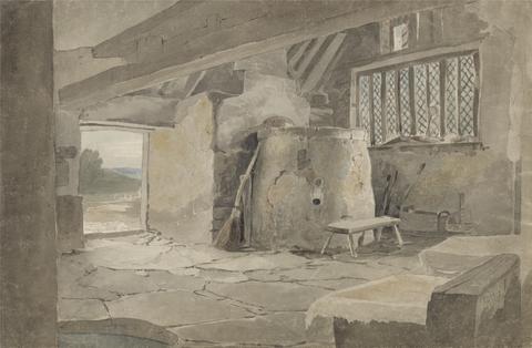 John Henry Mole Study of a Cottage Interior