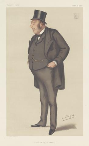 Leslie Matthew 'Spy' Ward Vanity Fair: Legal; 'Attorney-General', John Holker, February 9, 1878