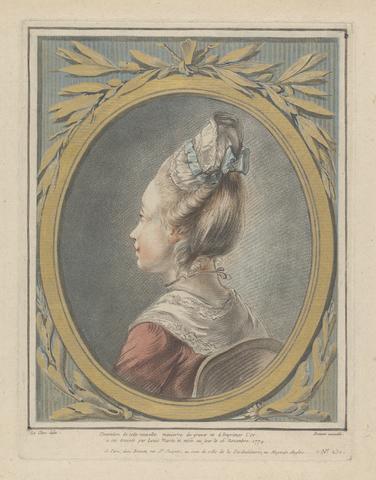 Louis Marin Bonnet Head of a Young Girl turned toward the Left