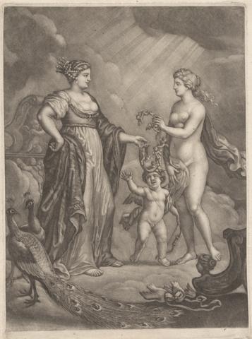 Bernard Lens II Juno, Venus, and Cupid