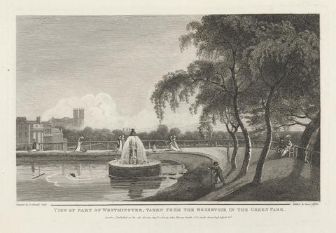 Isaac Mills View of Part of Westminster, taken from the Interior in the Grand Park