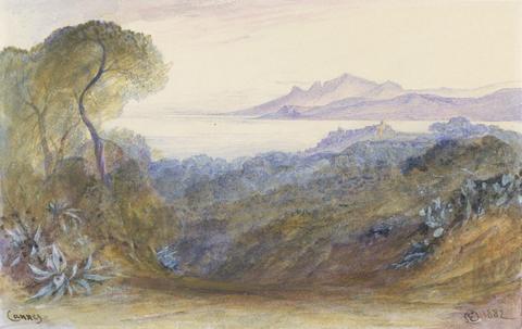 Edward Lear A View of Cannes