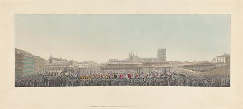 unknown artist View of the Coronation Procession of George IV