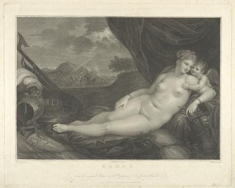 Francesco Bartolozzi RA Venus And Cupid