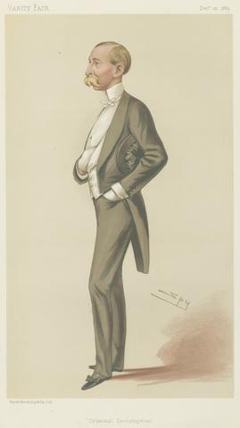 Leslie Matthew 'Spy' Ward Vanity Fair: Policemen; 'Criminal Investigation', Mr. Charles Edward Howard Vincent, December 22, 1883