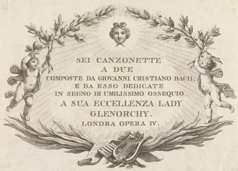 Francesco Bartolozzi RA A Concert Ticket, Composed By, Giovanni Christiano Bach