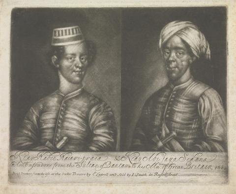 Edward Luttrell Keay Nabee Naia-wi-Praia & Keay Abi Jaya Sedana, Ambassadors from the Sultan of Bantam to His Majesties of Great Britain